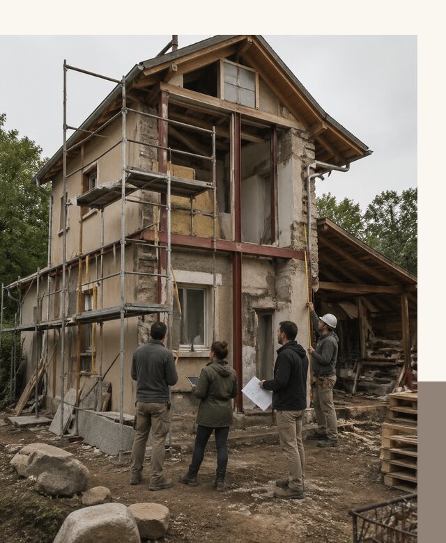 Реконструкция загородного дома под ключ в Феодосии от бюро